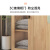 中伟（ZHONGWEI）新中式实木衣橱储物柜三门衣柜原木色