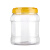适用于加厚蜂蜜瓶塑料瓶透明空瓶大泡菜坛子杂粮零食收纳盒密封罐 红盖10斤蜂蜜瓶(装水7斤)1个 送PP内盖