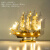 美克杰北欧创意一帆风顺帆船摆件家居客厅酒柜书柜木质模型船装饰品摆设 21cm  蓝底帆船 无灯