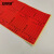安赛瑞 不合格标签纸 质检物料标识卡出货标记贴 不干胶红色宽50mm长60mm1000个 24839