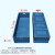 ABDT1.2超长大号码周转运输箱塑料工业胶框长方形水产养殖箱养鱼养龟E EU41211厚外1200*400*120m蓝