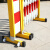 博铭达 玻璃钢伸缩围栏 道路警示隔离栏 电力施工安全防护栏可移动 红白管式伸缩围栏 1.2*4米 现货
