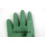 双一牌广州十一厂绿胶尼龙脚耐酸碱工业手套丁基尼龙衬里橡胶防护 S 绿色