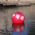 献瑜浮球航道警示浮标浮球水上塑料串联穿心ABS海上船防撞养殖浮球体 【浮球】400带吊环 【25kg浮力】