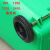 大号环卫垃圾桶轮子120L/240L户外塑料垃圾桶轮轴配件轱辘通用轮 空心轴配加厚轮子48厘米