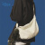 迪士尼（Disney）包包女帆布包日系单肩包男女学生大容量港风上课斜挎包 大款包白(无挂件)