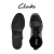 其乐（Clarks）克隆系列女鞋秋冬英伦风骑士靴复古侧拉链工装高帮皮靴 黑色 261747754 35.5