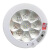 LED声控感应吸顶灯光控走廊小区楼道过道工程消防应急人体感应灯定制 12W-声控感应型+光控
