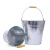 共泰 铁皮水桶 加厚手提桶拎水桶 垃圾铁桶拖地桶酒店餐厅提水桶 12L