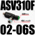 ASV310F-01-06S快速排气节流阀ASV410F-02-08S/ASV510F-03-10S ASV310F-02-06S