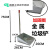 木柄垃圾铲全新结实耐用黑色扫斗工厂加深簸箕推土机奋斗 金属 簸箕 金属杆