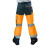 代尔塔 工作服404013高可视裤子 反光工装 荧光橙 M