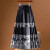 倾盏新中式马面裙小个子高级感古装中国风改良汉服今年流行漂亮半身裙 M837#黑色马面裙 M [推荐80-100斤]