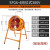 孔柔轴流风机工业排风扇大功率换气扇强力抽风机高速岗位排气扇可调速 64岗位式380V
