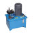 液压站小型液压系统电机液压泵总成微型升降配件高压动力齿轮泵站 浅灰色