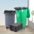 物业收纳袋40-240L规格平口环保耐磨收纳袋黑色垃圾袋加厚大号 80*100普通(加厚)60-80LA3188