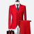 比得鼠（THANA RAT）THANARAT轻奢潮牌西服套装男士西装三件套商务休闲大码二粒扣职业 红色 需要一粒扣的联系在线客服
