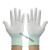 12双夏季条纹薄款尼龙纱线透气工作手套劳保耐磨弹力防晒男女 M码（中号） 黑色尼龙手套（36双）