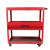 汽修维修工具车 三层手推车 多功能零件车车间移动修车工具架子层 红色款+工具盒+挂板