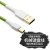 高品质  hhkb poker min5pusb 机械键盘数据连接线 T型接口 绿白 0.5m