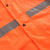 易工鼎 反光雨衣雨裤套装 交通施工骑行分体式防水服 橙色 S码