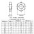 定制适用304不锈钢六角薄螺母扁螺母外六角薄型螺母螺帽批发价格是1000个的价格 M3