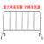304不锈钢铁马护栏活动隔离超市地铁高铁学校防护栏双面定制logo 201材质32管*19管1米高*1.5米长