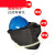润华年高空作业电焊面罩配安全帽式电焊帽氩弧焊头戴式面屏焊工专用可卸 插槽自动变光面罩 编号12