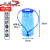 【精选好货】跑步健身登山骑行便携PEVA材质EVA材质大容量喝水软囊户外运动折 3L