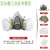 文枝防毒面具实验室化工工业防硫化氢一氧化碳面罩化工厂防尘口罩 浅黄色