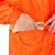 厚创 雨衣透气 分体雨裤套装 带帽加厚环卫反光雨衣 可印字 XL(175)