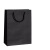 竹特 纸卡手提袋 黑色 竖版 25*11*33cm 50个 手提袋纸袋包装袋 企业定制