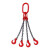 京棣工品 起重吊链 钢铁链 吊索行车吊车吊链 单位：个 2吨1.5米4钩 