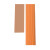 希万辉 楼梯防滑条台阶防滑贴斜坡压条地板瓷砖防滑踏步垫塑胶 橙色5m/带自粘胶 5cm宽