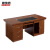 雅恪尚 简约职员办公桌老板台实木贴皮桌 单人A款1.6米