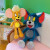 迪士尼可爱猫和老鼠抱枕卡通汤姆猫毛绒玩偶儿童陪伴公仔安抚娃娃杰瑞鼠 猫 55/cm0.6kg 看颜色规格项选择