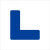 竹特 5s管理标识 四角定位贴桌面地面标识贴物品定位贴6S管理标志 L型 1*3cm 蓝色（50个装） 企业定制