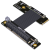 PCIe x8延长转接线 支持NVMe固态硬盘接口PCIE 4.0x4全速 R48UF 4.0 附电源线 5cm