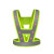 LED带灯反光马甲充电反光背心施工环卫反光衣骑行反光安全服 电池款（黄色-防冻款） XL