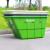 格圣奇垃圾车车体加厚垃圾收集箱街道塑料清洁车C5257灰色400L带盖