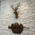 鹿头壁挂 北欧客厅家居装饰品创意鹿头壁挂轻奢电视墙沙发背景墙面挂件 美式（大号）