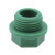 伟星管业4分PPR冷热水管自来水管管件闷头配件1/2丝堵堵头 绿色(带垫圈)定制商品