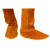 京开隆 劳保护鞋罩 防火隔热电焊护脚盖  系带款 藏青色护鞋套（长筒） 