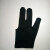 台球手套 球房台球公用手套台球三指手套可定制logo 普通款黑色
