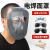 惠利得 添新焊友焊工专用脸部防护面罩头戴式电焊面罩焊接防烤脸面具 BX-6面罩+灰色眼镜x1+松紧带