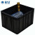 箱大王 Xdc-01  防静电周转箱 黑色塑料收纳箱零件盒  11号600*500*400无盖