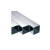 工孚 不锈钢方管 201 不锈钢管 装饰管 可加工定制 脚手架用钢材 单位：米 20*20*0.8mm 