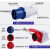 快速发电机四线380三脚电缆转接头接头注塑插接连接器插头三相电 4芯16A明装插座