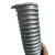 宽选工品 吸尘软管PVC灰色钢丝软管集尘管塑料波纹排风管 单位/米 定制DN100