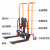 艾科堡 手动小型叉车充电货叉载重400kg升高90cm轻型升高车 AKB-CC-29